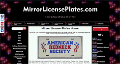 Desktop Screenshot of mirrorlicenseplates.com